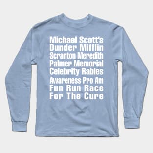 Dunder Mifflin's Fun Race for the Cure Long Sleeve T-Shirt